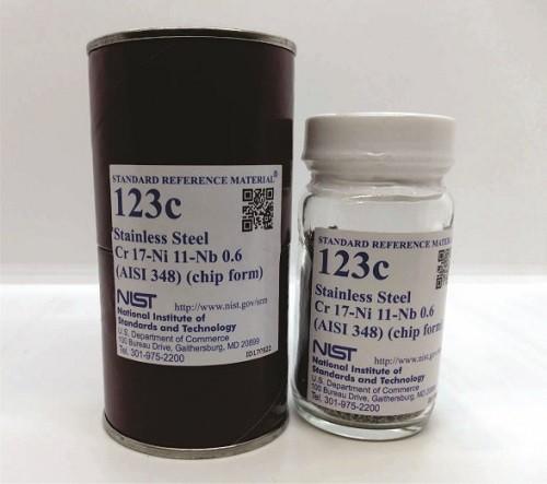SRM 123c 不銹鋼，Cr-Ni-Nb(AISI 348)標準品